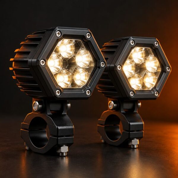 Hex LED Fog Light Pair
